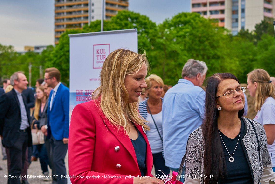 11. Mai 2017 - Grundsteinlegung für die LOGE und dem Kulturquadrat in Neuperlach